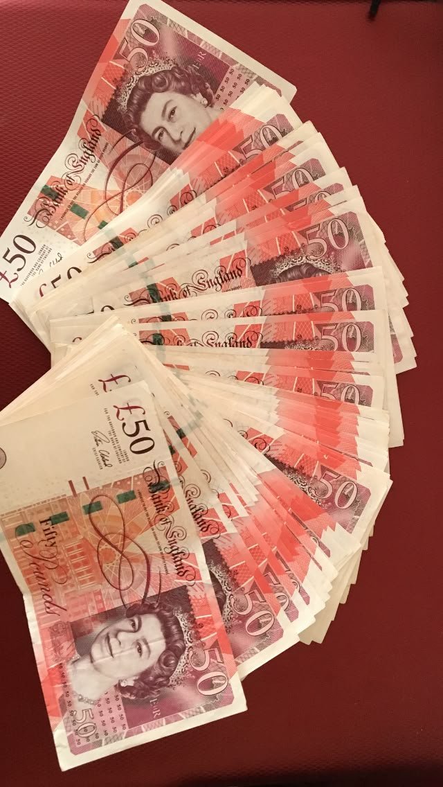 GBP 50 UK POUNDS