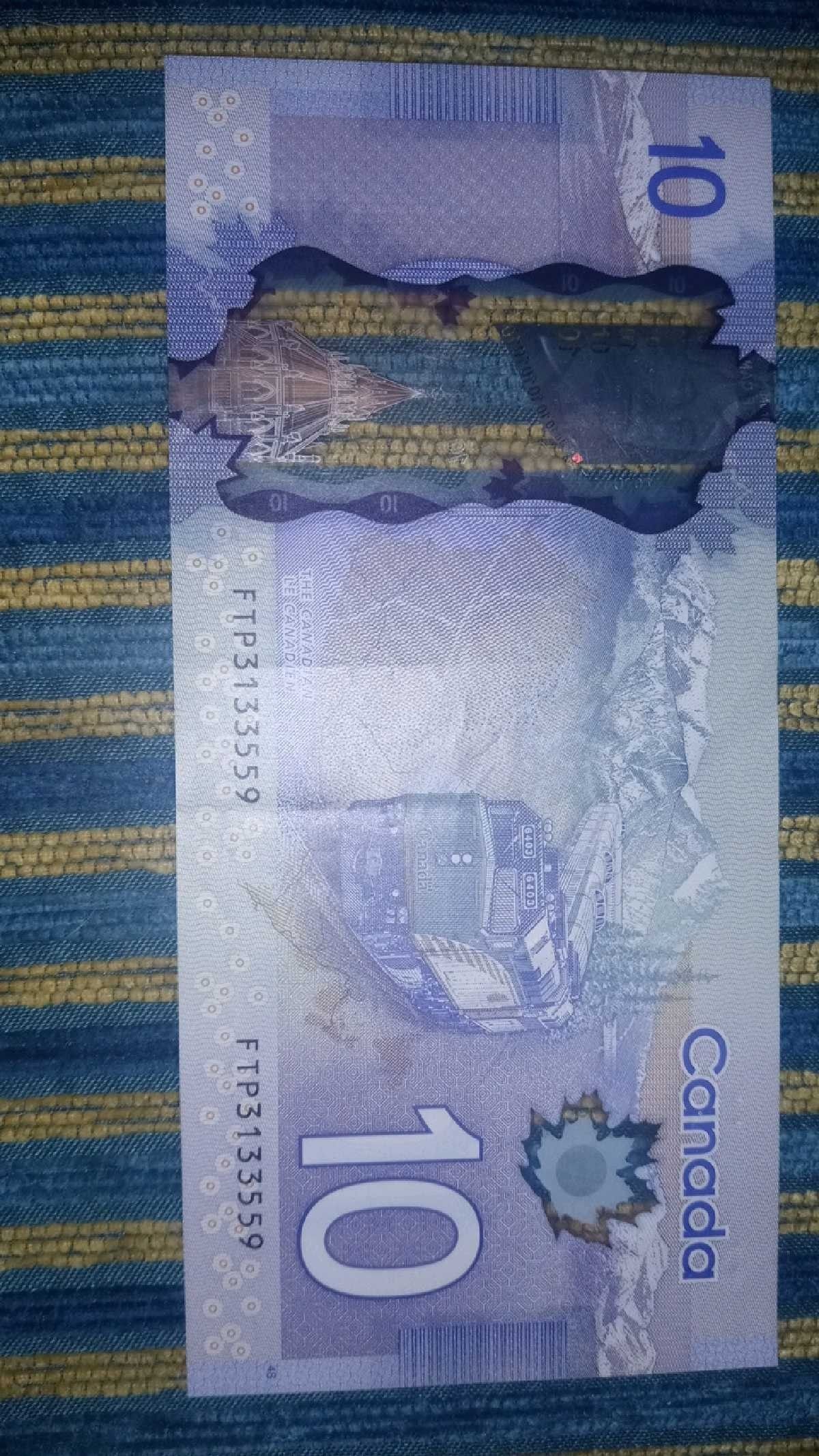 10 CAD BILLS